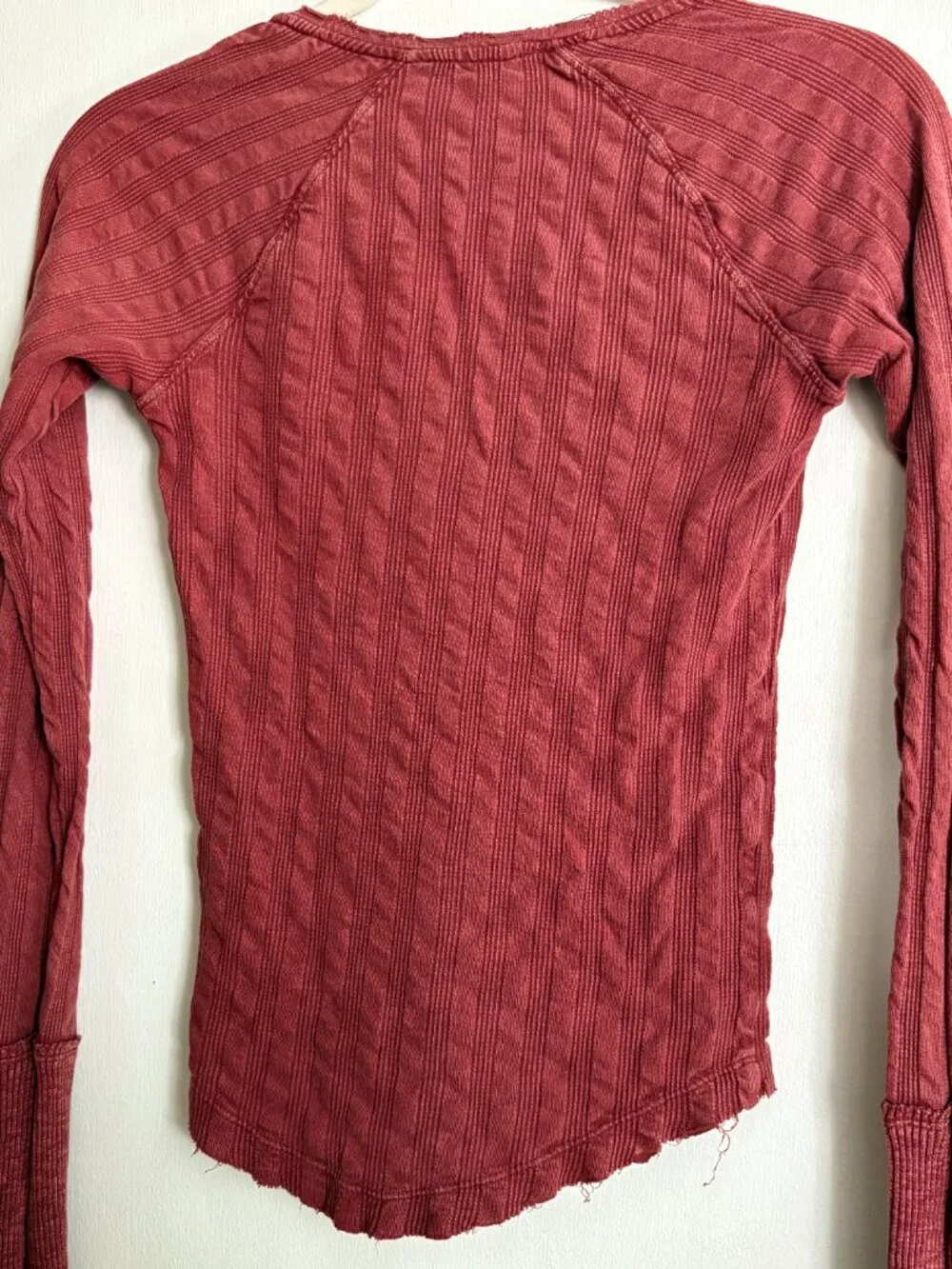 We The Free by Free People Wild Hearts Henley XS Rosewood